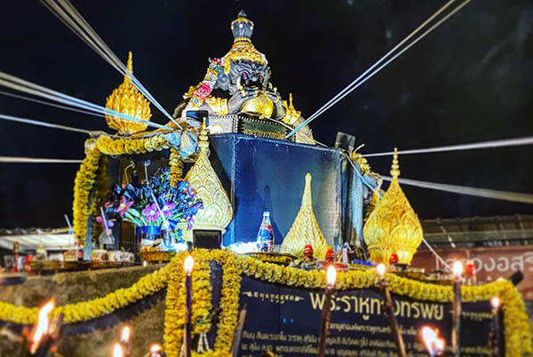 พระราหู ที่วัดท่าไม้ สมุทรสาคร